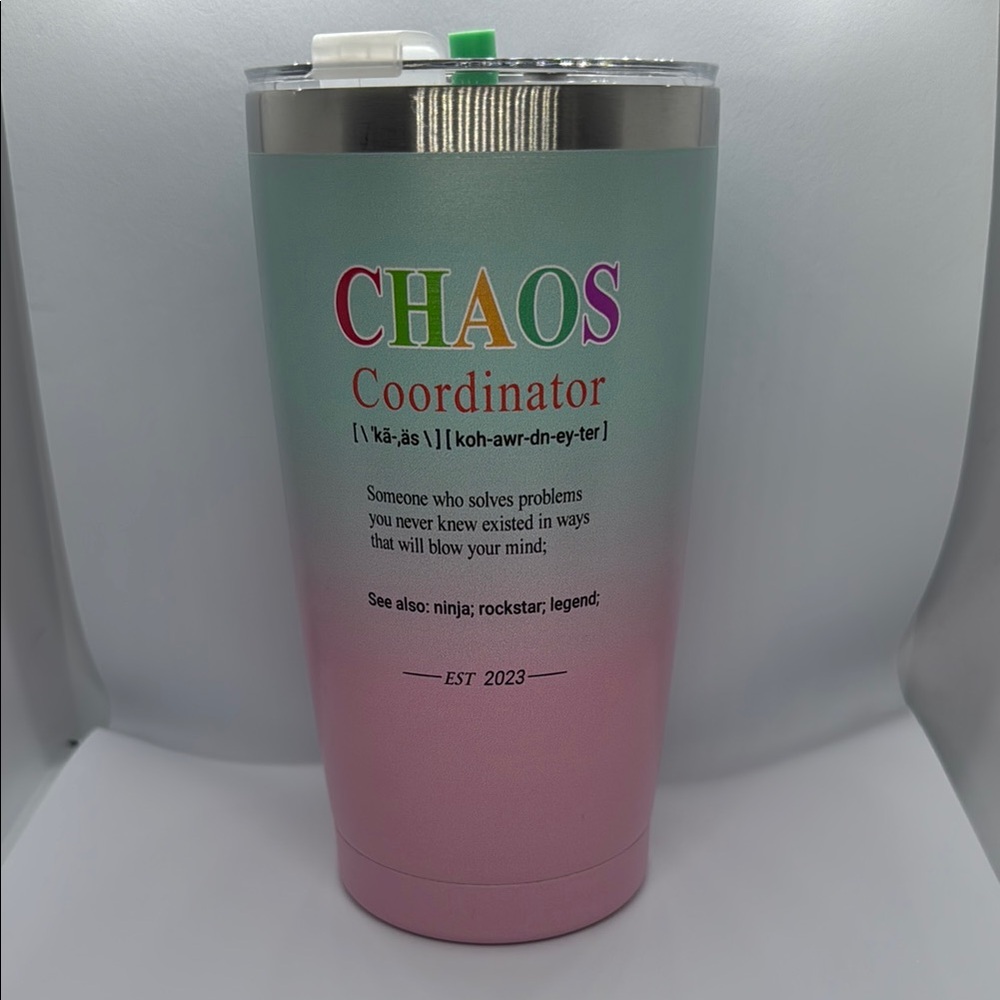 Chaco Gradient Chaos Coordinator Tumbler New Never Been Used